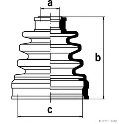 Комплект пылника, приводной вал HERTH+BUSS JAKOPARTS купить