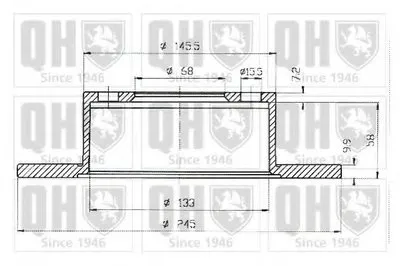 Тормозной диск QUINTON HAZELL купить