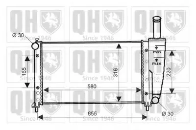 Радиатор, охлаждение двигателя QUINTON HAZELL купить