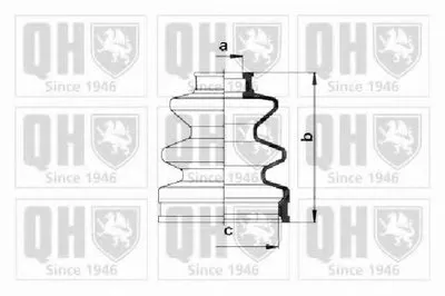 Комплект пылника, приводной вал QUINTON HAZELL купить