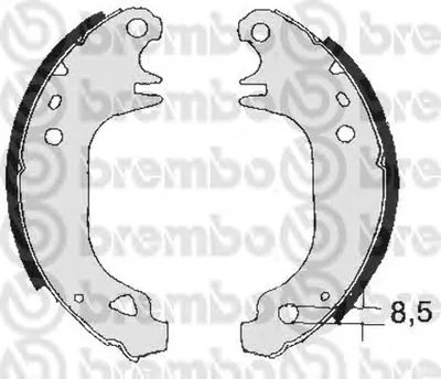 Комплект тормозных колодок BREMBO купить