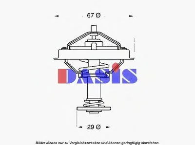 Термостат, охлаждающая жидкость AKS DASIS купить