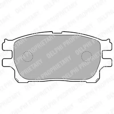 Комплект тормозных колодок, дисковый тормоз DELPHI купить