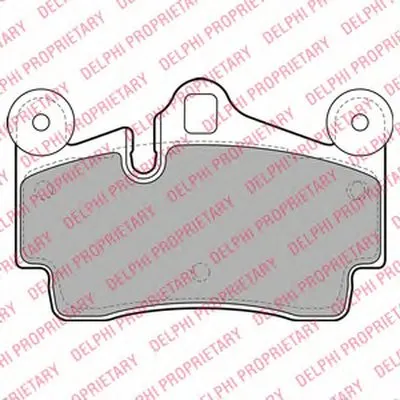 Комплект тормозных колодок, дисковый тормоз DELPHI купить