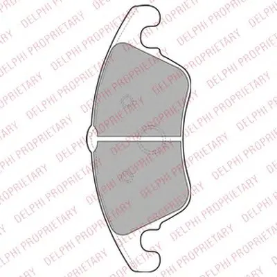 Комплект тормозных колодок, дисковый тормоз DELPHI купить