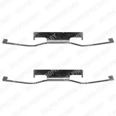 Комплектующие, колодки дискового тормоза DELPHI купить