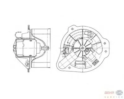 Вентиляция салона BEHR HELLA SERVICE купить