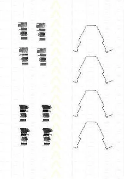 Комплектующие, колодки дискового тормоза TRISCAN купить