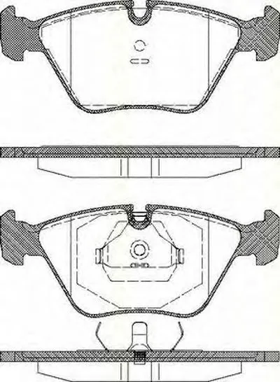 Комплект тормозных колодок, дисковый тормоз TRISCAN купить