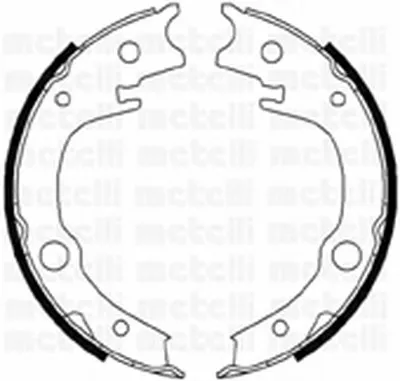 Комплект тормозных колодок, стояночная тормозная система METELLI купить
