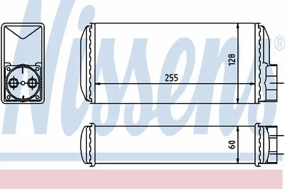 Теплообменник, отопление салона NISSENS купить