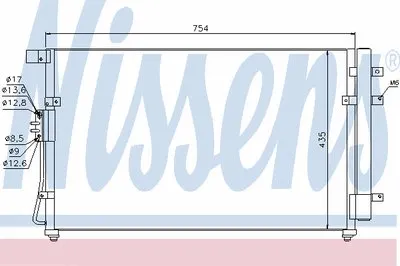 Конденсатор, кондиционер NISSENS купить