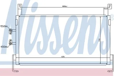 Конденсатор, кондиционер NISSENS купить