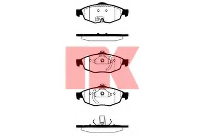 Комплект тормозных колодок, дисковый тормоз NK купить