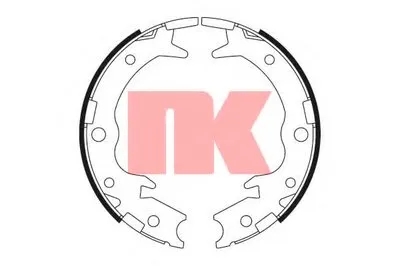 Комплект тормозных колодок, стояночная тормозная система NK купить