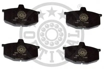 Комплект тормозных колодок, дисковый тормоз OPTIMAL купить