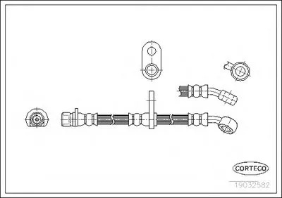 Тормозной шланг CORTECO купить