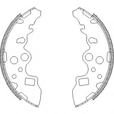 Комплект тормозных колодок REMSA купить