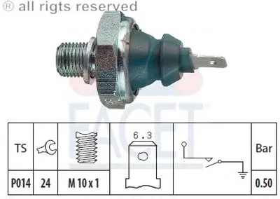 Выключатель с гидропроводом FACET купить