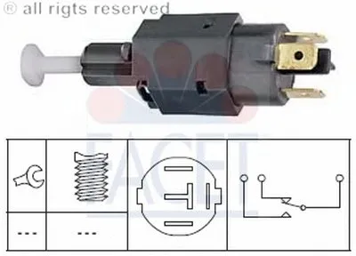 Выключатель фонаря сигнала торможения FACET купить