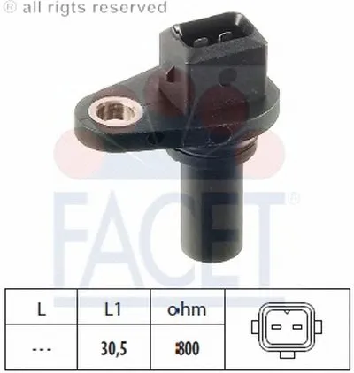 Датчик частоты вращения, управление двигателем; Датчик частоты вращения, автоматическая коробка передач FACET купить