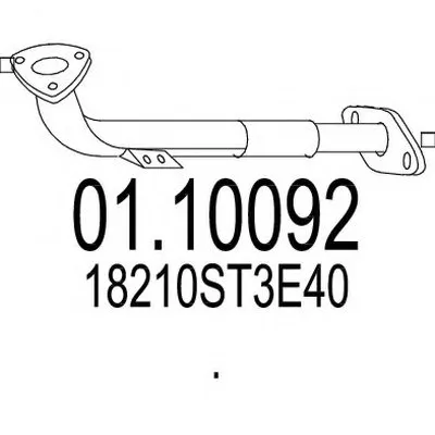 Труба выхлопного газа MTS купить
