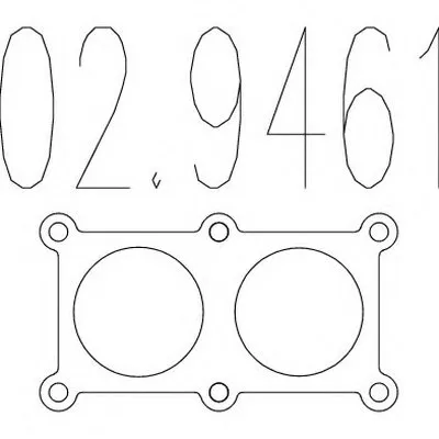 Прокладка, труба выхлопного газа MTS купить