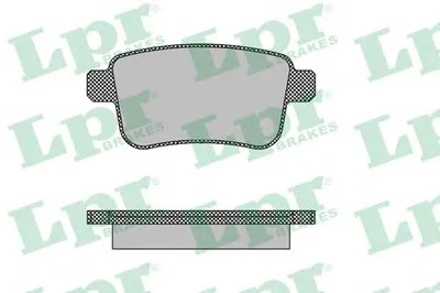 Комплект тормозных колодок, дисковый тормоз LPR купить