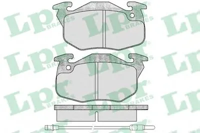 Комплект тормозных колодок, дисковый тормоз LPR купить