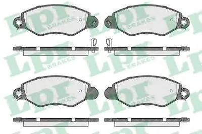 Комплект тормозных колодок, дисковый тормоз LPR купить