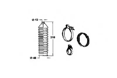 Комплект пылника, рулевое управление OCAP купить