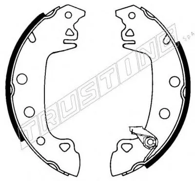 Комплект тормозных колодок TRUSTING купить