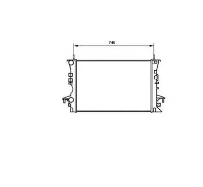 Радиатор, охлаждение двигателя NRF купить