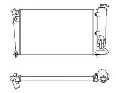 Радиатор, охлаждение двигателя NRF купить
