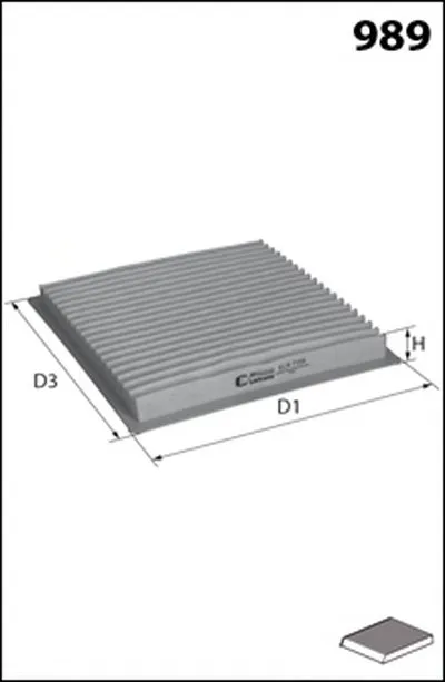 Фильтр, воздух во внутренном пространстве MECAFILTER MECAFILTER купить