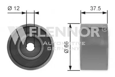 Паразитный / Ведущий ролик, зубчатый ремень FLENNOR купить