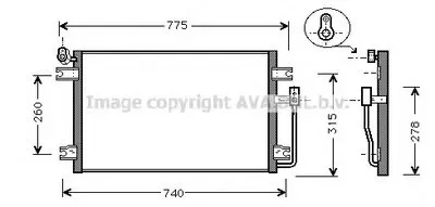 Конденсатор, кондиционер AVA QUALITY COOLING купить