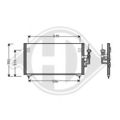 Конденсатор, кондиционер DIEDERICHS купить