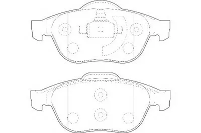 Комплект тормозных колодок, дисковый тормоз DURON купить