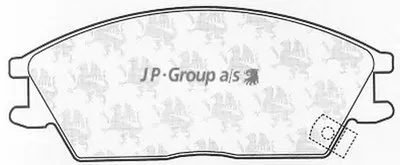 Комплект тормозных колодок, дисковый тормоз QH JP GROUP купить