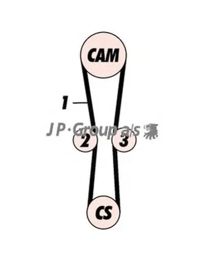 Комплект ремня ГРМ QH JP GROUP купить