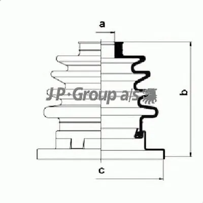 Пыльник, приводной вал QH JP GROUP купить