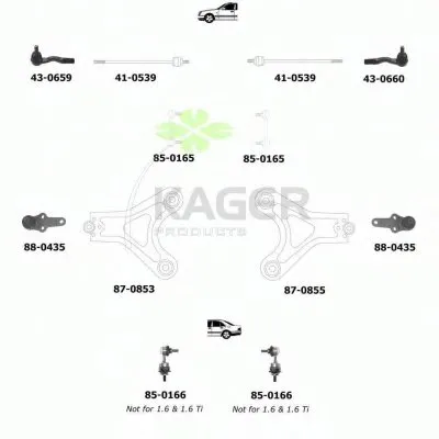 Подвеска колеса KAGER купить