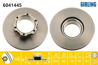 Тормозной диск GIRLING купить
