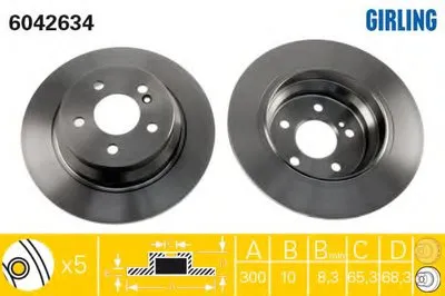Тормозной диск GIRLING купить