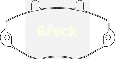 Комплект тормозных колодок, дисковый тормоз BRECK купить