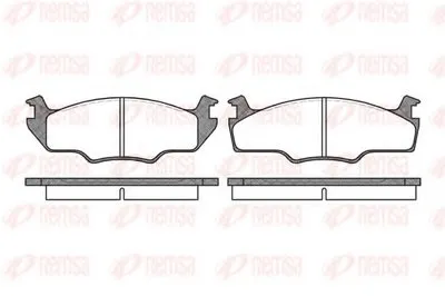 Комплект тормозных колодок, дисковый тормоз KAWE купить