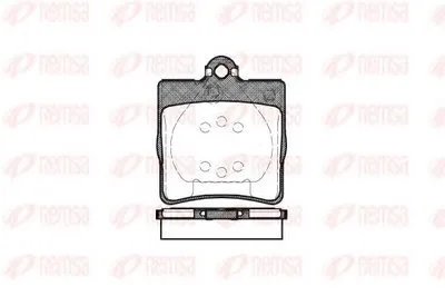 Комплект тормозных колодок, дисковый тормоз KAWE купить