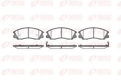 Комплект тормозных колодок, дисковый тормоз KAWE купить