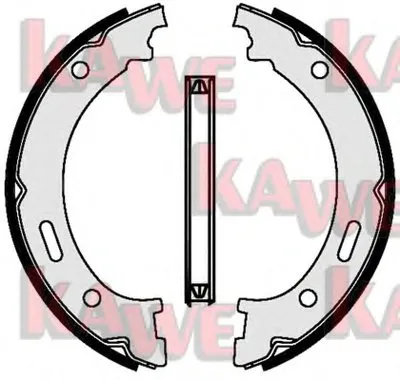 Комплект тормозных колодок, стояночная тормозная система KAWE купить